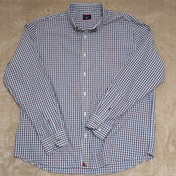 UNTUCKit Other - UNTUCKit Men's XX Large Red Blue White Check Long Sleeve Button Down Shirt